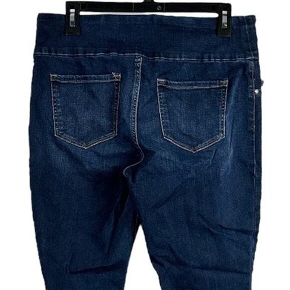 Lee Slim Fit Slim Leg Mid Rise Pull On Jeans Size 12 Short - Picture 3 of 6